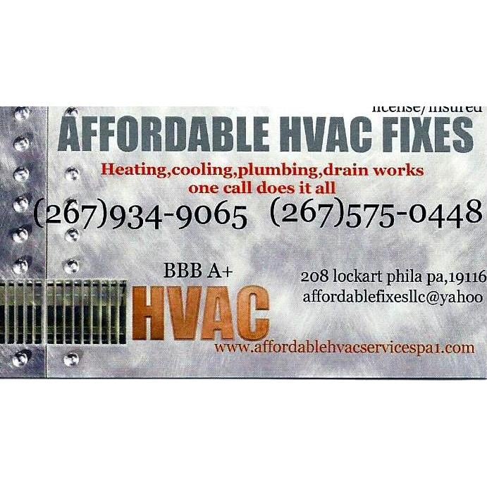 Slide of AFFORDABLE FIXES Heating Cooling Plumbing