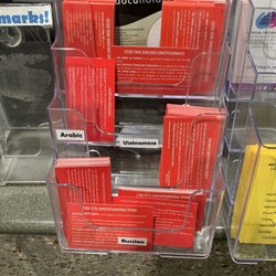 West Valley Regional Branch Library - They offer free Constitutional Rights cards in different languages at the front desk