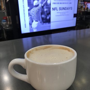 Cuppy's Coffee Cafe - Dirty Chai Latte - sooo good! - Coffee & Tea Near Me - Orange Park, Florida Cuppy's Coffee Cafe - Dirty Chai Latte - sooo good! - Coffee & Tea Near Me - Orange Park, Florida