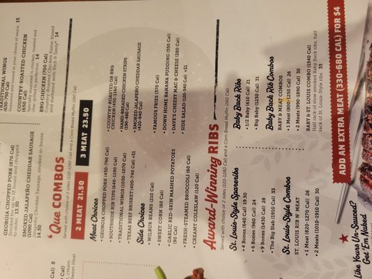Menu photo 4 Famous Dave's Bar-B-Que Aurora, CO