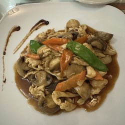 Hunan Fine Asian Cuisine Restaurant - Mushroom Chicken - A special that is not on the regular menu but should be added. The dinner was exceptional!
