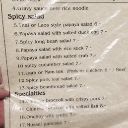 Menu Menu