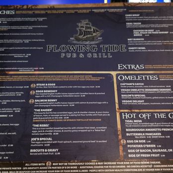 Flowing Tide Pub 9 - Menu - Pubs Near Me - Las Vegas, Nevada