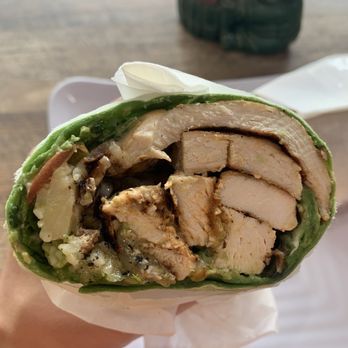 Füdgarten - Close up of the SoCal with whole wheat wrap ($15.46 tax inc) - New American Near Me - Fort Lee, New Jersey