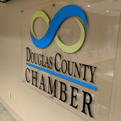 Douglass County Chamber of Commerce - Douglas County Chamber logo on the wall