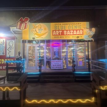 Blue Genie Art Bazaar - Entrance - Arts & Crafts Near Me - Austin, Texas