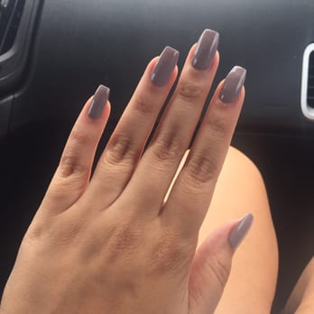 Luxe Nail Spa - Love my coffin style nails by Amy! - Nail Salons Near Me - Pompano Beach, Florida