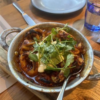 Avec River North - octopus appetizer - Mediterranean Near Me - Chicago, Illinois