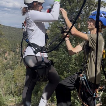 Denver Adventures - Zipline Tours - 6 zip lines, we all had a blast! - Mountain Biking Near Me - Conifer, Colorado Denver Adventures - Zipline Tours - 6 zip lines, we all had a blast! - Mountain Biking Near Me - Conifer, Colorado