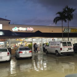 Bakery, Mexican Grill, Shell gas station, Subway and Wine Bar...