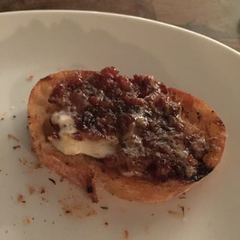 Carson Kitchen - Bacon jam on a crostini - New American Near Me - Las Vegas, Nevada Carson Kitchen - Bacon jam on a crostini - New American Near Me - Las Vegas, Nevada