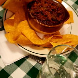 12/8/23: Luke's Bar & Grill, chili with tortilla chips 12/8/23: Luke's Bar & Grill, chili with tortilla chips