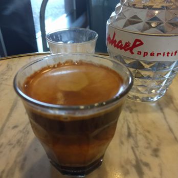 Eggshell Bistro - Polor Opposite coffee, with layers of hot and cold brews, crema and French chicory simple syrup. - Coffee & Tea Near Me - Carmel, Indiana