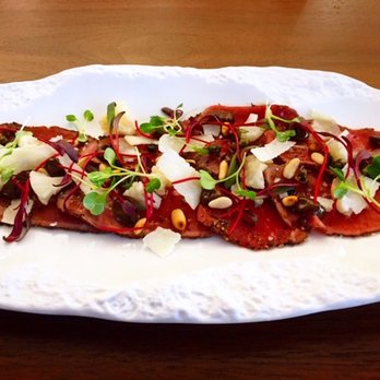Glass Light - Beef Carpaccio - New American Near Me - Norfolk, Virginia