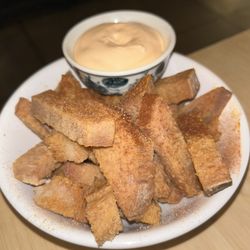 ZOMO Asian + American Eatery - Taro fries - highly recommend especially for a group