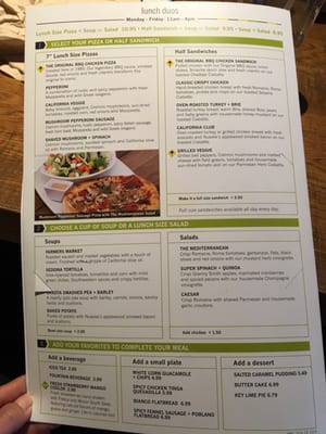 Menu photo 6 California Pizza Kitchen Sacramento, CA