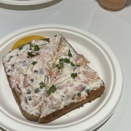 Chopped Lox Toast Chopped Lox Toast