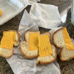 Cheese is not even melted