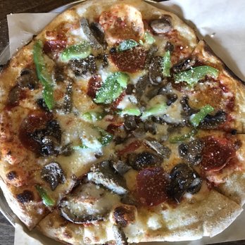 Your Pie - Pepperoni,beef,mushrooms, bell peppers and extra cheese. Yummy!! - Pizza Near Me - Greenville, South Carolina