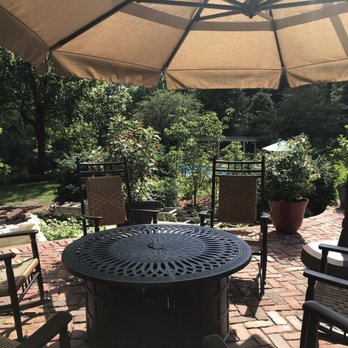 The Timbrook Guesthouse - Fire pit: we didn't use it since it was quite warm outside during our stay - Bed & Breakfast Near Me - Columbus, Ohio The Timbrook Guesthouse - Fire pit: we didn't use it since it was quite warm outside during our stay - Bed & Breakfast Near Me - Columbus, Ohio