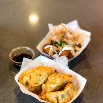 Sizzlin’ Place - Appetizers: Pork Gyoza and Takoyaki - Noodles Near Me - Rancho Cucamonga, California Sizzlin’ Place - Appetizers: Pork Gyoza and Takoyaki - Noodles Near Me - Rancho Cucamonga, California