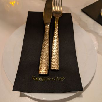 Vanderpump A Paris - Place setting - so elegant - French Near Me - Las Vegas, Nevada Vanderpump A Paris - Place setting - so elegant - French Near Me - Las Vegas, Nevada