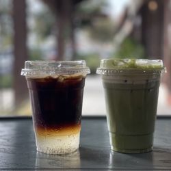 Communitea Coffee - Autumn Fizz & Blackberry Honey Matcha