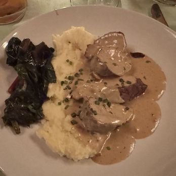 122 Corson - Steak Au Poivre with whipped potatoes & Swiss Chard amazing! - Cooking Classes Near Me - Mercer, Maine 122 Corson - Steak Au Poivre with whipped potatoes & Swiss Chard amazing! - Cooking Classes Near Me - Mercer, Maine