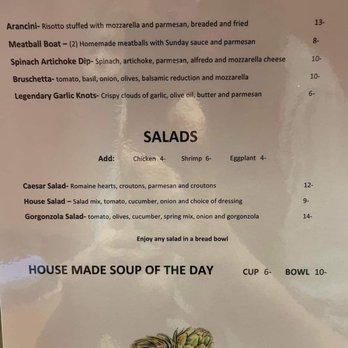 Bocca Bistro - Menu - Italian Near Me - Boone, North Carolina