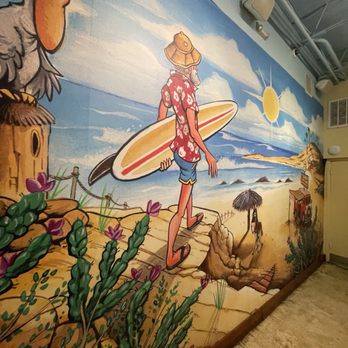 Cabo Bob's Burritos - Inside mural - Mexican Near Me - Austin, Texas