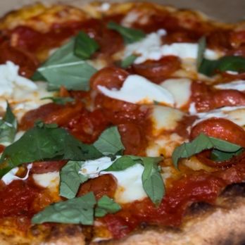 Tic Tac Toe Pizza - Marguerite pizza with Barada cheese - Pizza Near Me - Los Angeles, California Tic Tac Toe Pizza - Marguerite pizza with Barada cheese - Pizza Near Me - Los Angeles, California