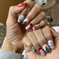 X'mas nails by Yen