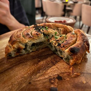 Anixi - Spinach and ricotta borek roll hot mezze - Vegan Near Me - New York, New York