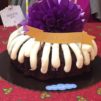 Nothing Bundt Cakes - Chocolate chip birthday bundt cake - Bakeries Near Me - Miami, Florida Nothing Bundt Cakes - Chocolate chip birthday bundt cake - Bakeries Near Me - Miami, Florida
