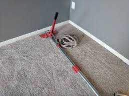 Carpet stretching with the use of a power stretcher - With the use of a power stretcher I can guarantee the results and I stand behind my work. I am always a phone call away.