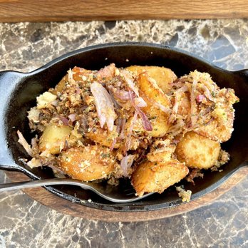 Humo - Sautéed Potatoes - looks good but they were way undercooked so the middle was hard and crunchy - Latin American Near Me - San José del Cabo, BCS