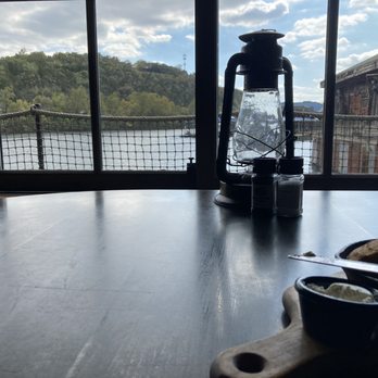 White River Fish House - Cornbread and view - Seafood Near Me - Branson, Missouri White River Fish House - Cornbread and view - Seafood Near Me - Branson, Missouri