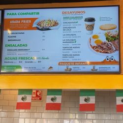 La Torta Plaza - Menu