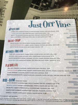 Menu photo 1 Just Off Vine Kansas City, MO Menu photo 1 Just Off Vine Kansas City, MO