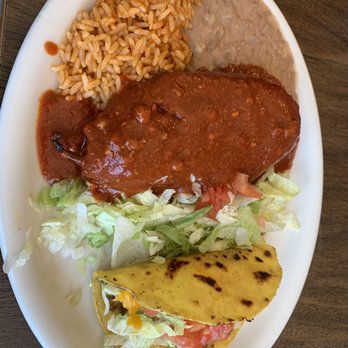 Mary & Tito's - Monday - Large Combination Plate - New Mexican Cuisine Near Me - Albuquerque, New Mexico