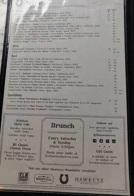 Menu photo 2 Five Horses Tavern Somerville, MA Menu photo 2 Five Horses Tavern Somerville, MA
