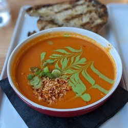 Frankie We Salute You - Tomato soup (tasted like tom yum soup from Thailand! So good!)