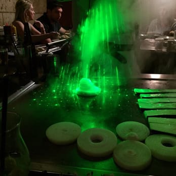 Benihana - Encino - Grilled onions light show - Sushi Bars Near Me - Encino, California