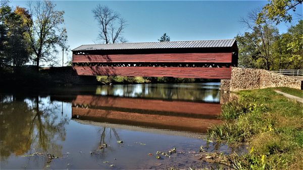 Historic Sachs Covered Bridge by null