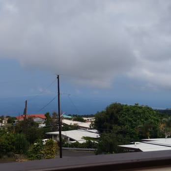 Caffe Florian - Back porch view - Cafes Near Me - Kealakekua, Hawaii