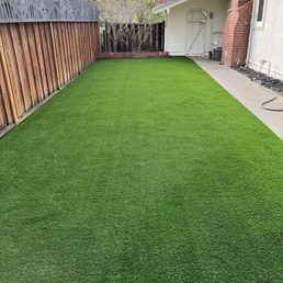 After photo of our side yard After photo of our side yard