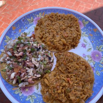 La Guerrerense - Octopus and Sea Urchin Tostadas - Food Stands Near Me - Ensenada, BCN