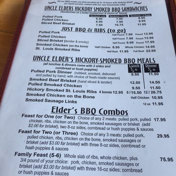 Uncle Elder's Family Restaurant - Barbeque Near Me - Culpeper, Virginia