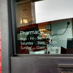 Phamacy hours by drive thru