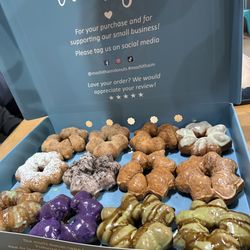 Mochi Thai'm Donuts - Variety dozen! My favorite was the ube (purple)  All delicious